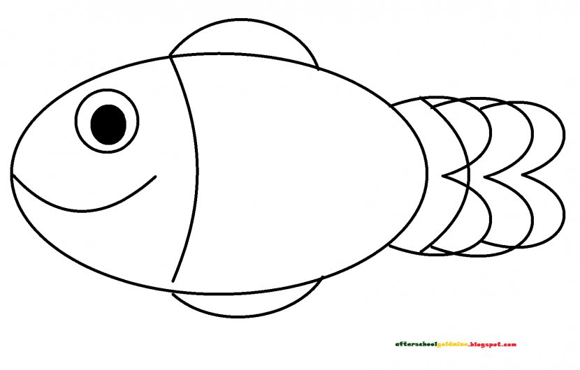 Coloring Book Angelfish Child Clip Art - Cartoon - Fish Outlines For Children Transparent PNG