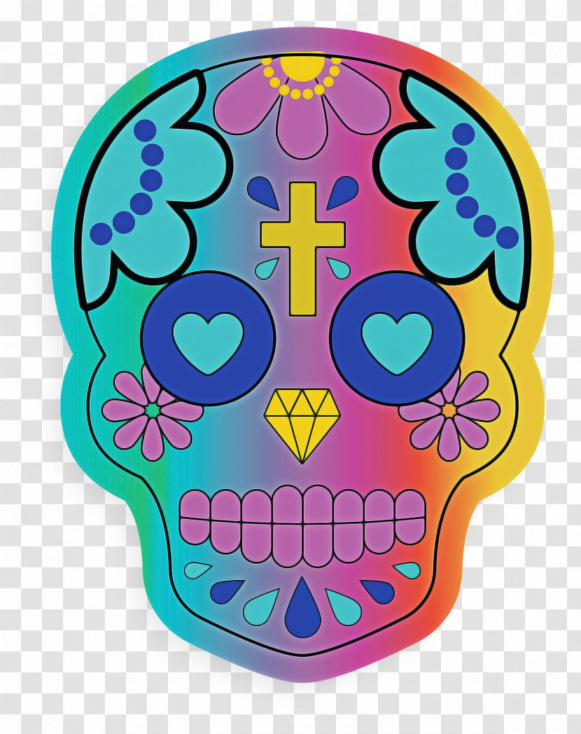 Skull Mexico Transparent PNG