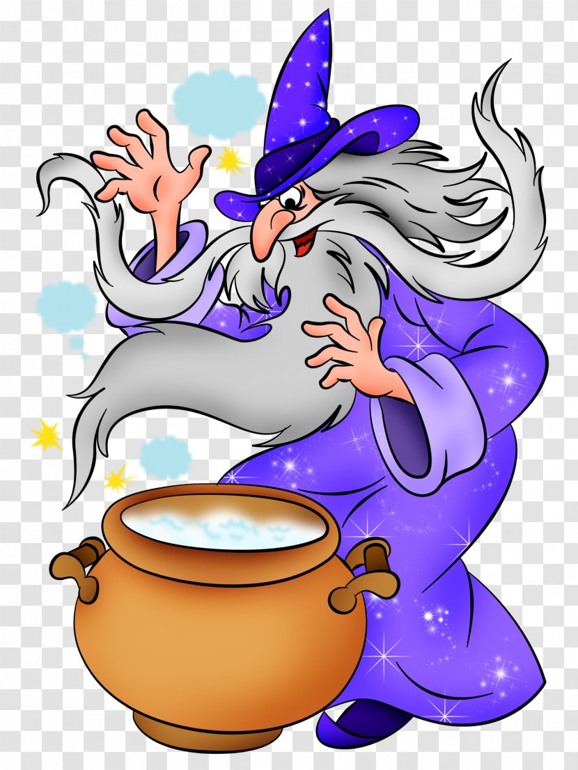 Wicked Witch Of The West & Wizard Shaman Halloween Clip Art - Flower Transparent PNG