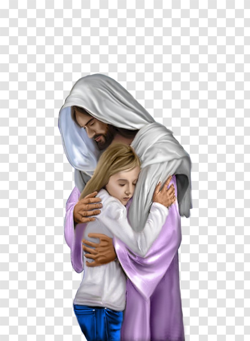 Hug Depiction Of Jesus Child - Tree - Christ Transparent PNG