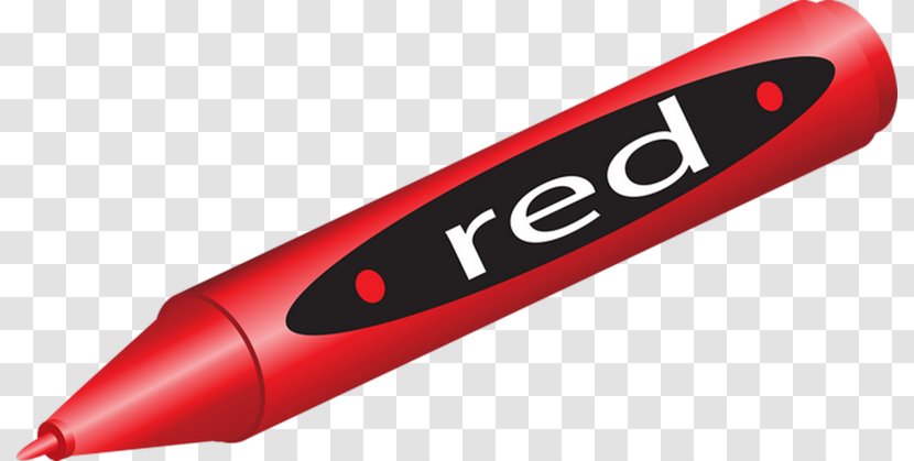 Marker Pen Pencil - Office Supplies - Red Transparent PNG