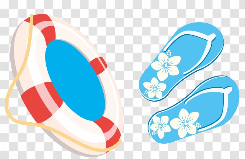 Lifebuoy Poster - Footwear - Vector Sandals Transparent PNG