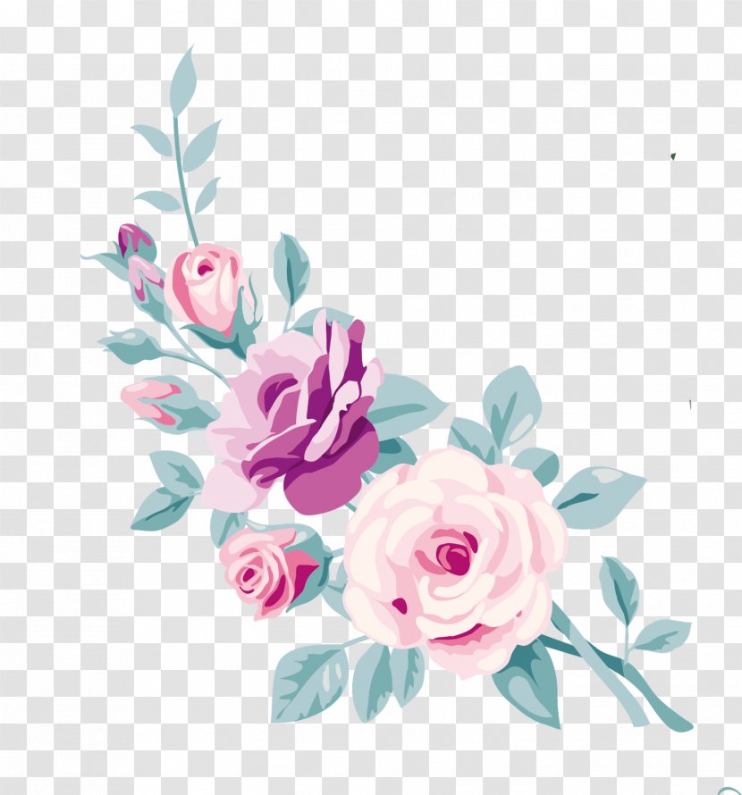 Watercolor Painting Flower - Pink Transparent PNG