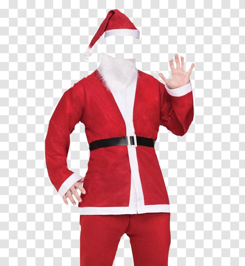 Santa Claus Suit Costume Christmas - Party Transparent PNG