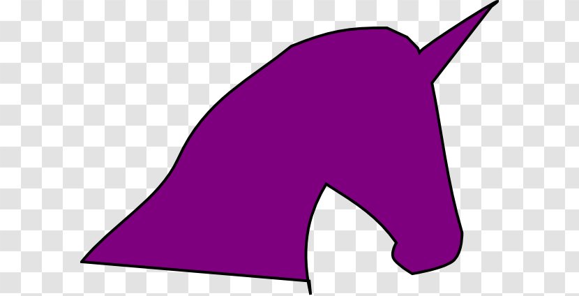 Clip Art Angle Line Character Purple - Wing - Quarter Horse Head Illustrations Transparent PNG