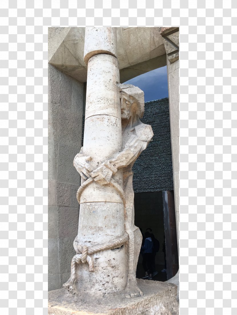 Sagrada Família Statue Sculpture Column Sculptor - Cartoon - Familia Transparent PNG