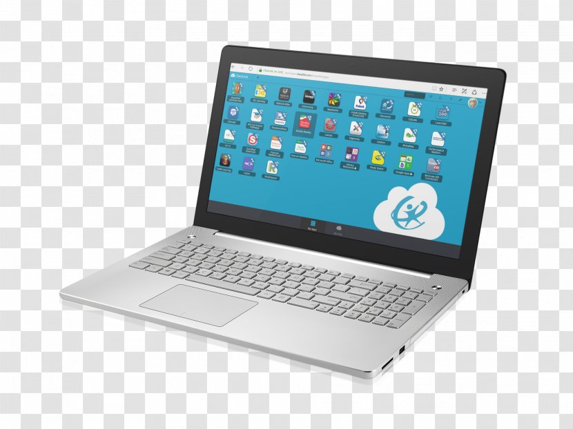 Netbook Laptop Personal Computer Hardware Mockup - Hewlettpackard Transparent PNG