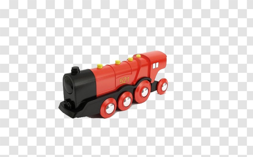 Toy Train Child 3D Modeling - Red Transparent PNG