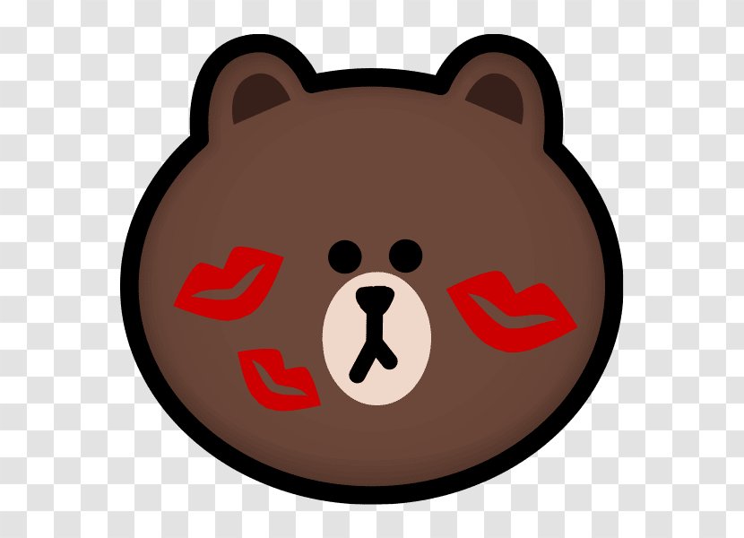 Line Friends LINE BROWN FARM Sticker - Carnivoran - Camer Transparent PNG