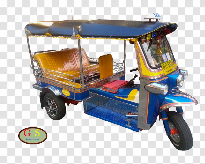 Auto Rickshaw Motorized Tricycle Bangkok - Mode Of Transport Transparent PNG