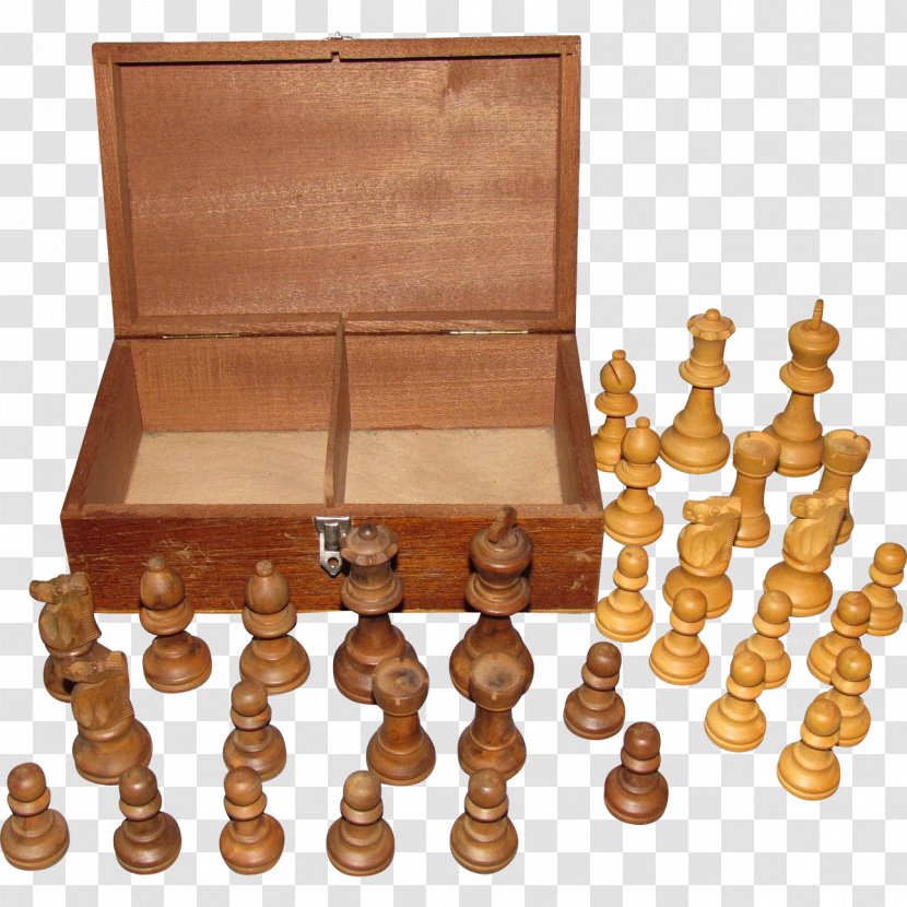 Chess Piece Set Chessboard Board Game - Wood Transparent PNG