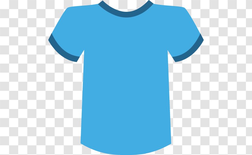 T-shirt Emoji Clothing SMS - Turquoise Transparent PNG