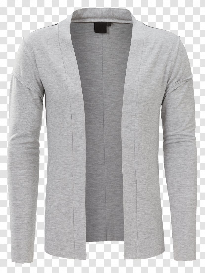 Cardigan T-shirt Gilets Sweater Sleeve Transparent PNG