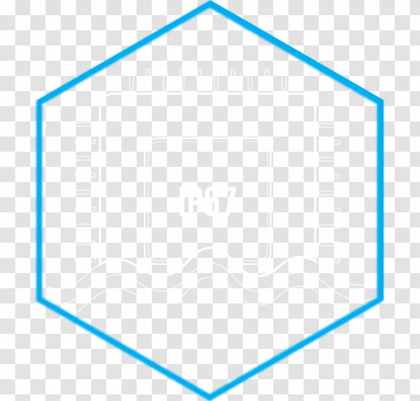 Hexagonal Prism Regular Polygon Shape Tiling - Diagram Transparent PNG