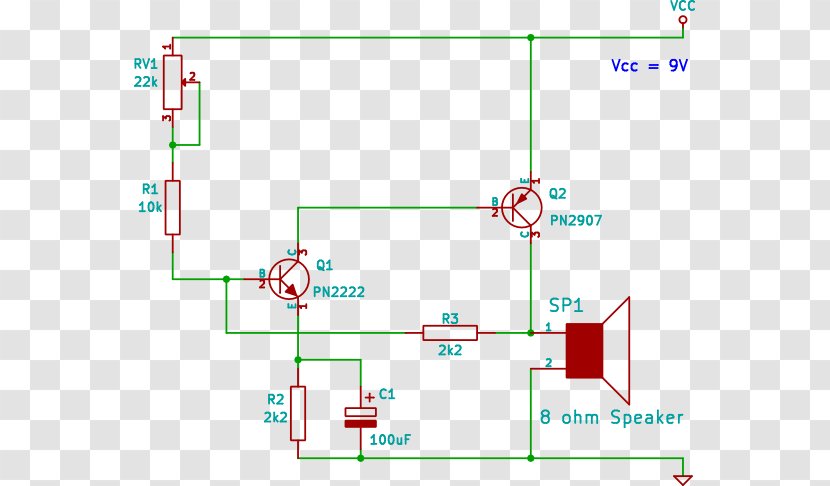 Transistor Circuits Electronic Circuit Diagram Wiring - 555 Timer Ic Transparent PNG