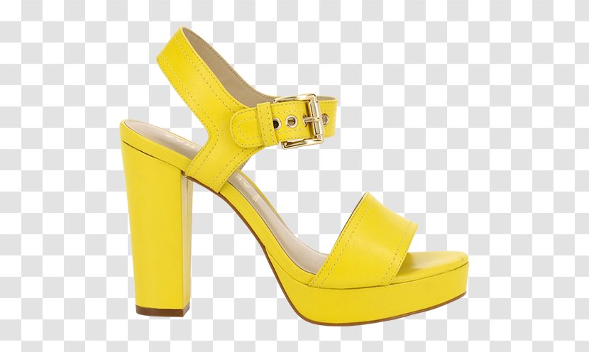 Sandal Yellow Shoe Color Leather - Gift - Block Transparent PNG