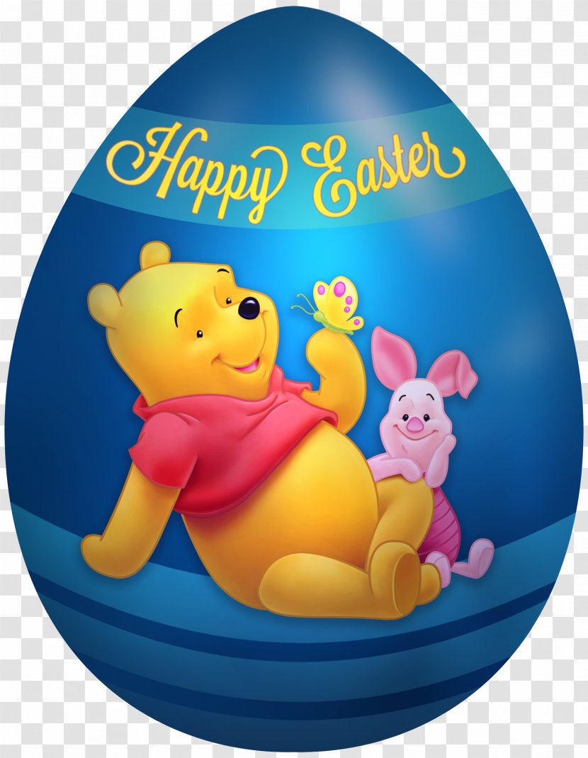 Piglet Winnie The Pooh Eeyore Easter Bunny Tigger - Kids Egg And Clip Art Image Transparent PNG