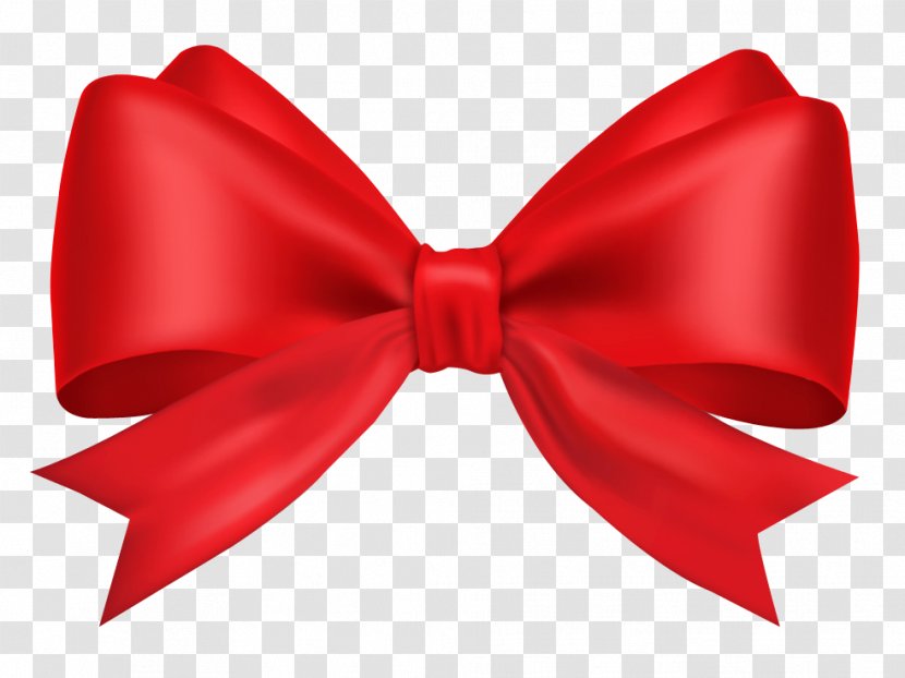 Clip Art - Information - Red Bow Ribbon Transparent PNG