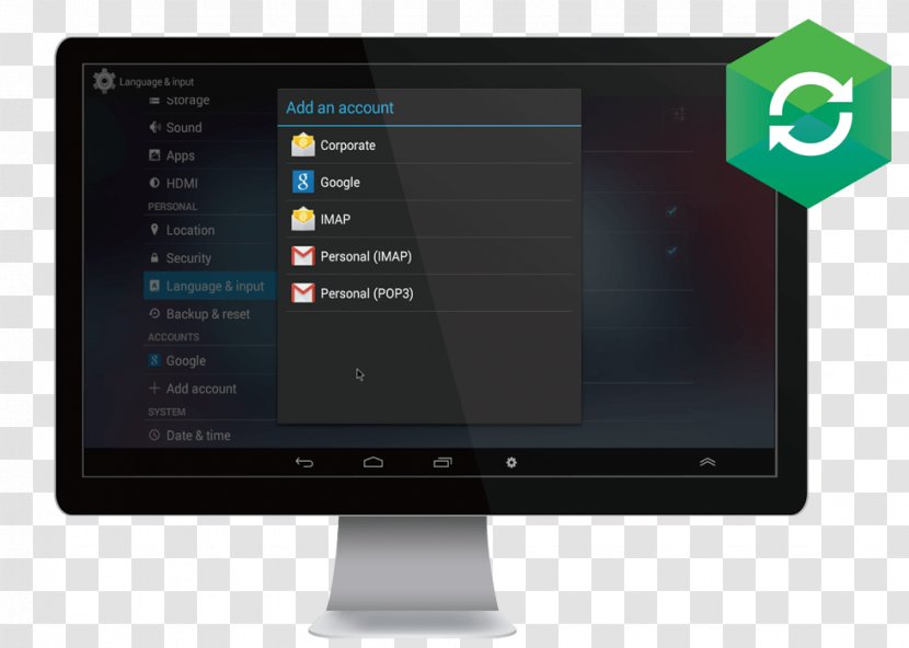 Computer Monitors Network Storage Systems Software Operating - Android - Google Sync Transparent PNG