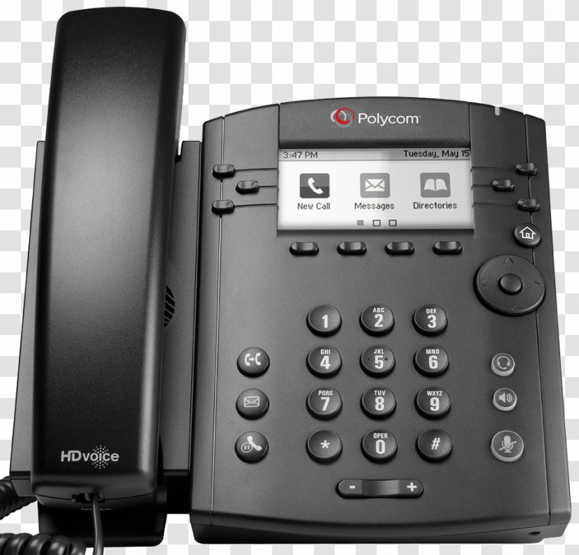 VoIP Phone Polycom VVX 300 310 Telephone - Wideband Audio - Tariffs Canada Transparent PNG
