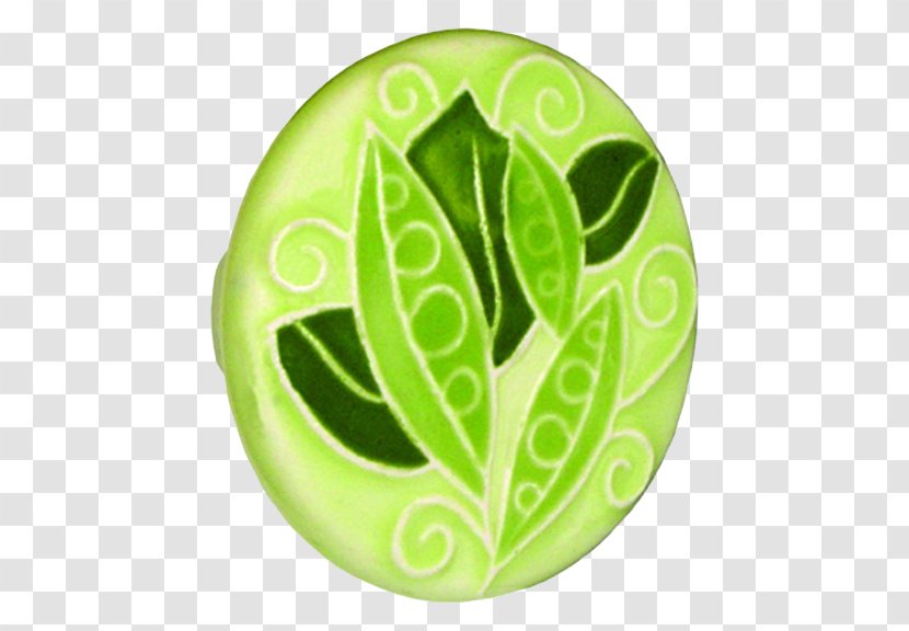 Leaf Pea Cabinet Knobs & Handles Ceramic - Green Transparent PNG
