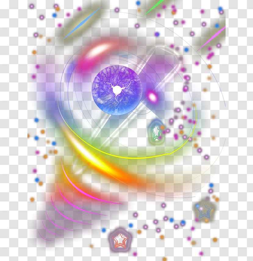 Graphic Design Circle Computer Wallpaper - Purple - Colorful Aura Transparent PNG
