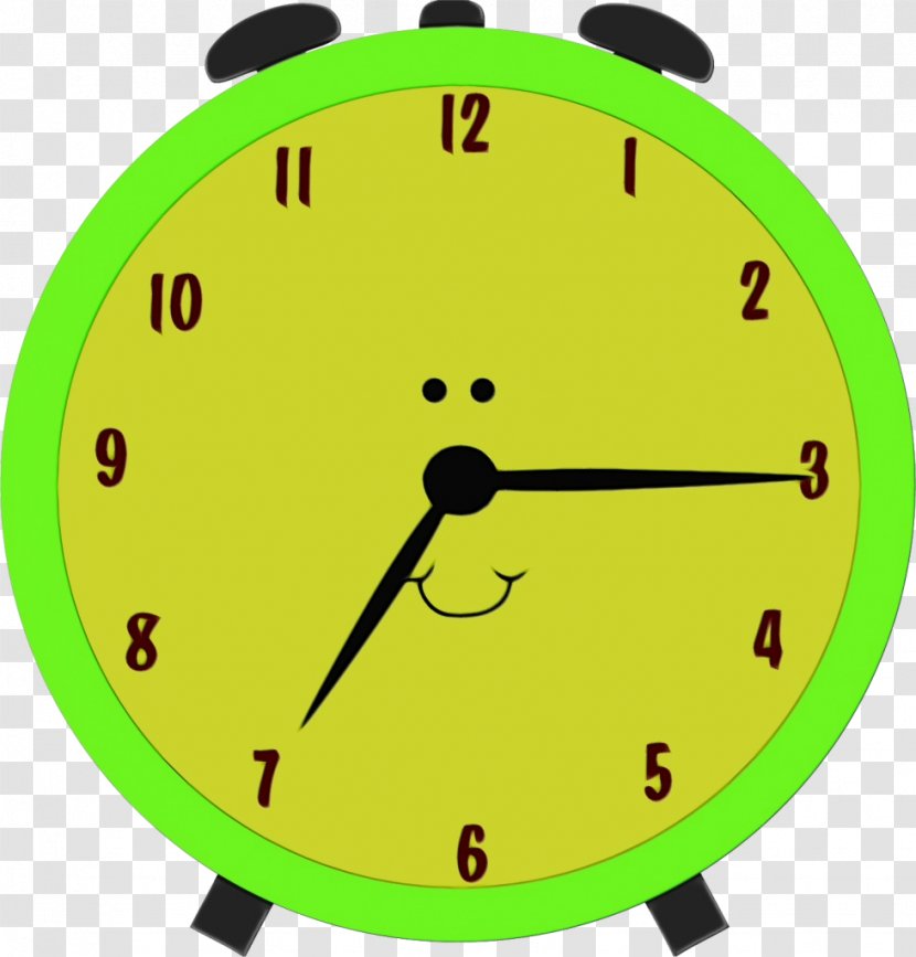 Clock Background - Wet Ink - Smiley Smile Transparent PNG