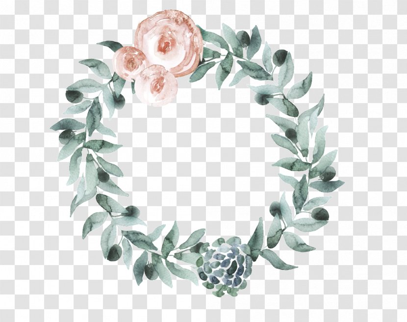Image Illustration Garland - Wreath - Bloemenkrans Ornament Transparent PNG
