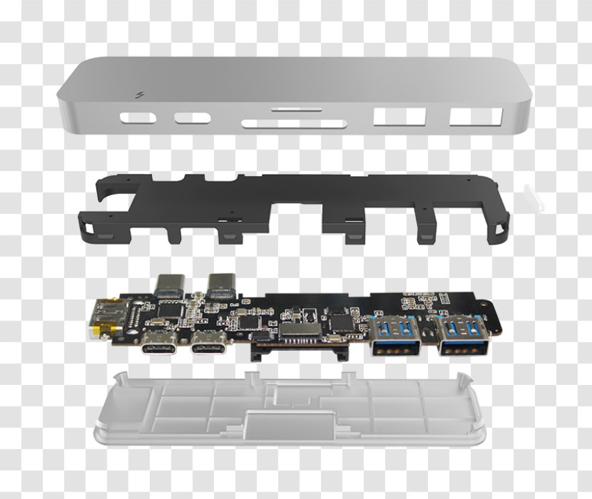 MacBook Mac Book Pro USB-C Ethernet Hub - Usb - Macbook Transparent PNG