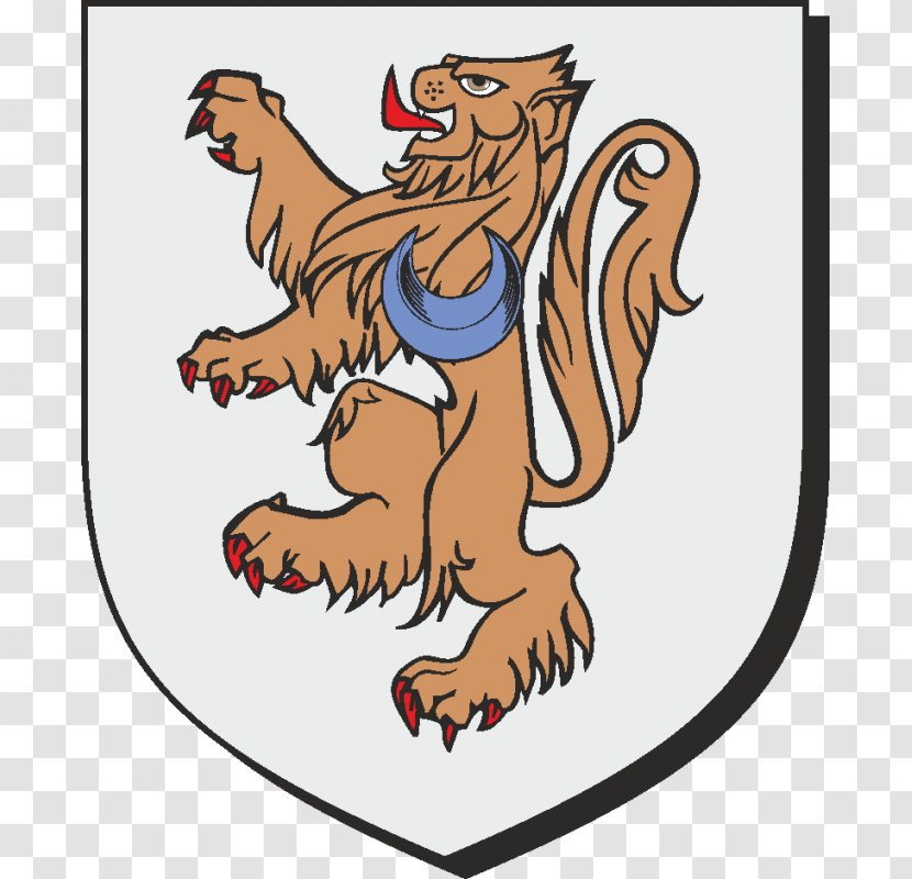 Scotland Coat Of Arms Escutcheon Family Name - Fictional Character - Rampant Lion Transparent PNG