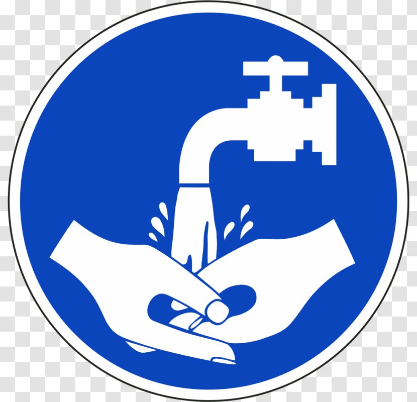 Hand Washing Sign Illustration Label - Logo Transparent PNG