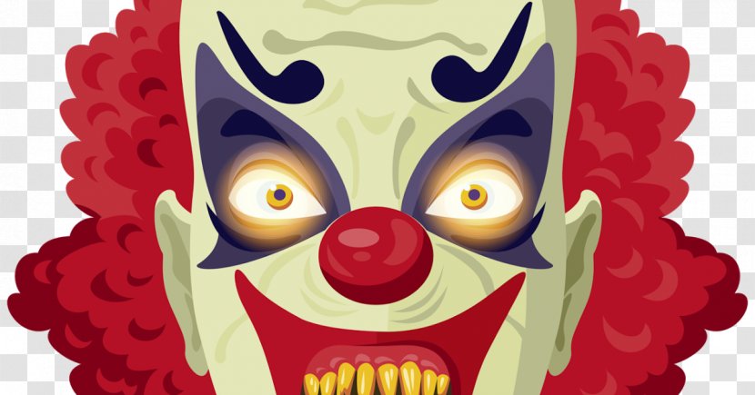 Evil Clown Clip Art - Animation - Clipart Transparent PNG