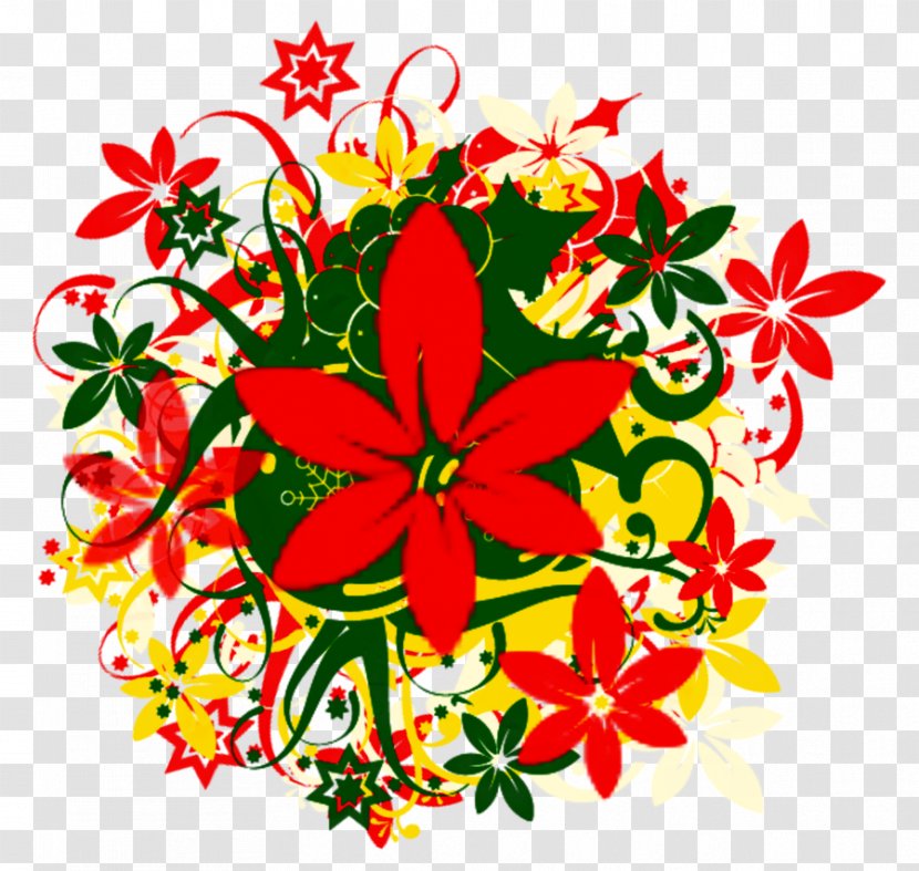 Floral Design Cut Flowers Flower Bouquet - Christmasss Transparent PNG