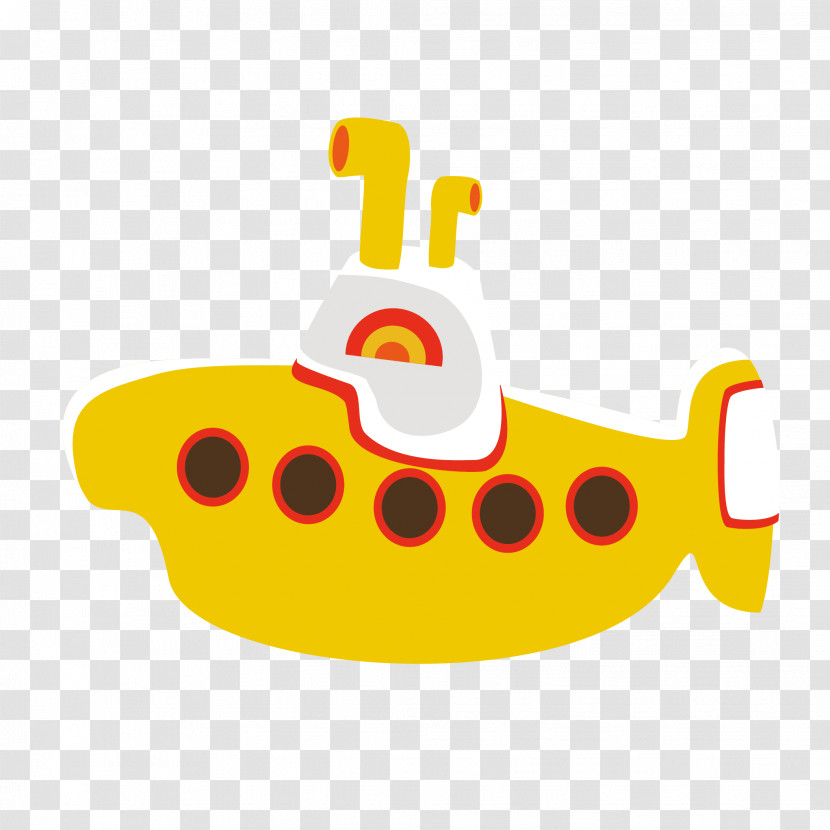 Yellow Submarine Vehicle Transparent PNG