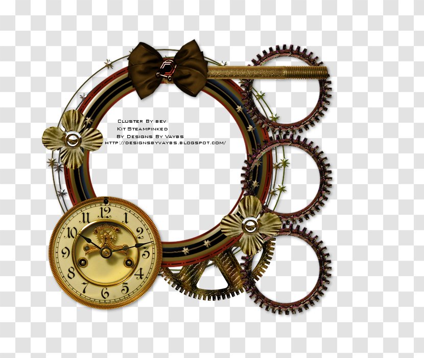 Clock Pendant Necklace Art Jewellery - Vintage - Steam Punk Costume Women Transparent PNG