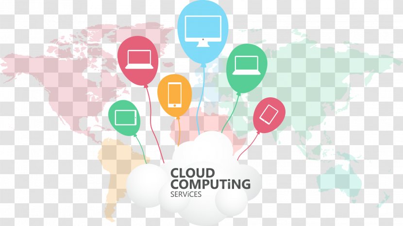 Cloud Computing Data Information - Text - Vector Painted Transparent PNG