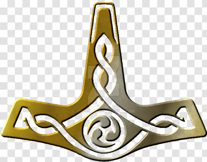 Art Vegvísir Runes Mjölnir Helm Of Awe - Deviantart - Thor Transparent PNG