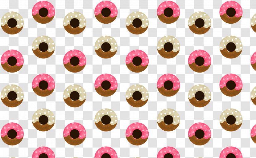 Doughnut Cartoon Drawing - Pink - Donut Transparent PNG