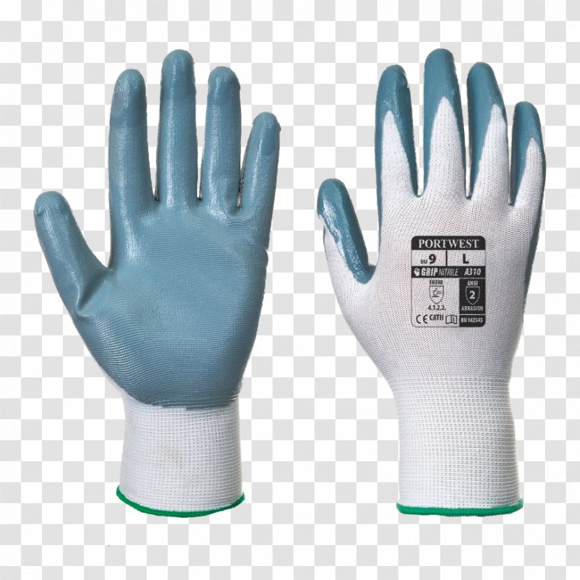 Portwest Airbus A310 Cut-resistant Gloves Nitrile Rubber - Personal Protective Equipment - Printing Transparent PNG