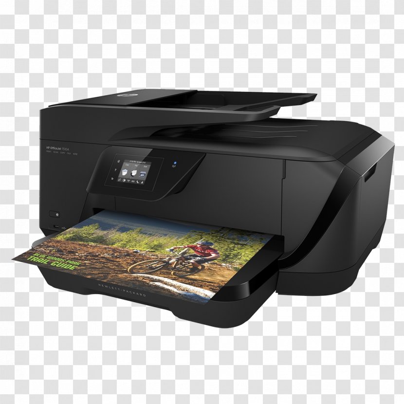 Hewlett-Packard Multi-function Printer HP Officejet 7510 - Multifunction Transparent PNG