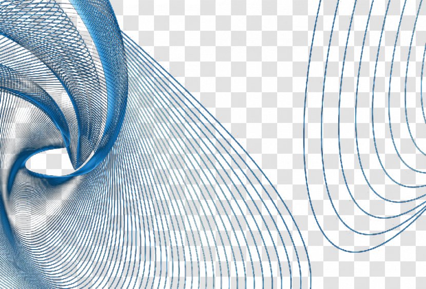 Line Blue - Designer - Technology Mesh Lines Transparent PNG