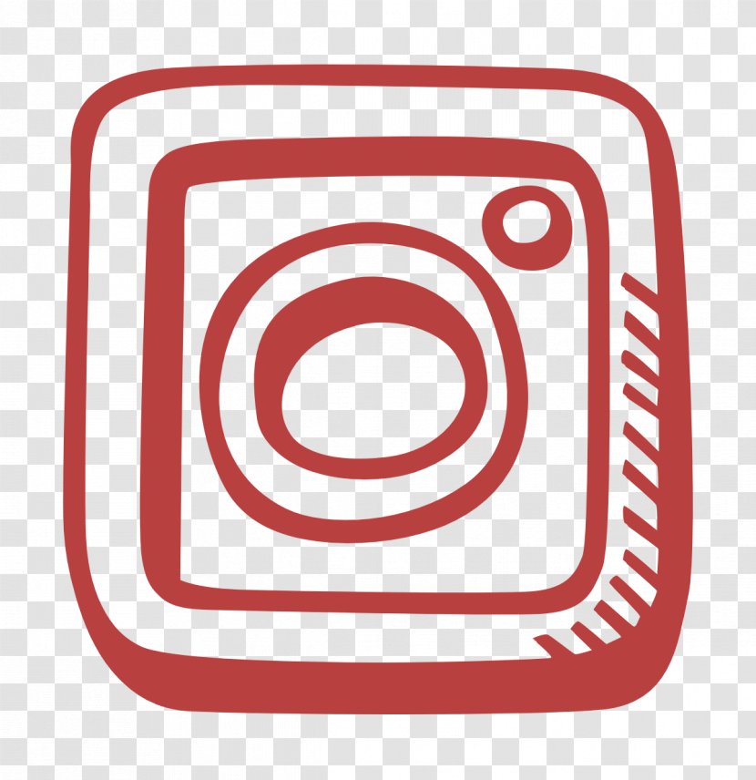 Hand Drawn Icon Instagram Social - Symbol - Logo Transparent PNG