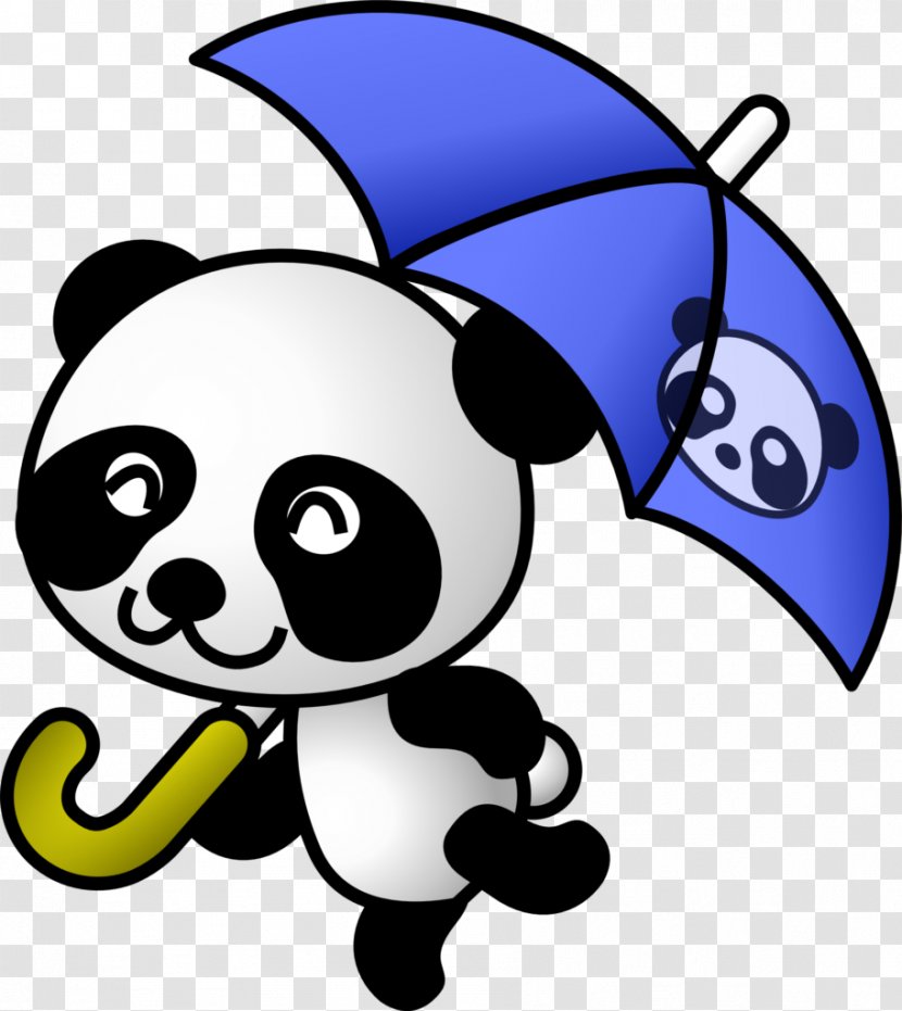 Giant Panda Bear Clip Art - Flower Transparent PNG