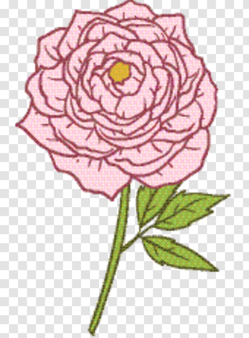 Drawing Of Family - Floral Design - Rose Order Transparent PNG