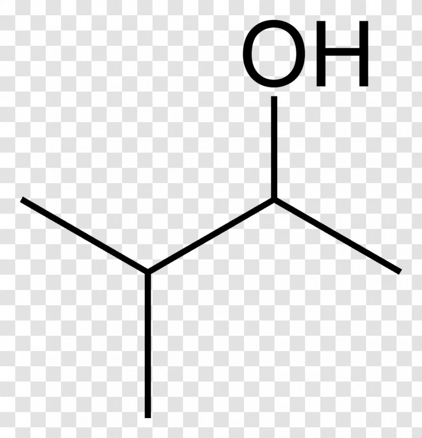 2-Butanol Isoamyl Alcohol Tert-Butyl 2-Methyl-1-butanol Skeletal Formula - Amyl - Olá Transparent PNG
