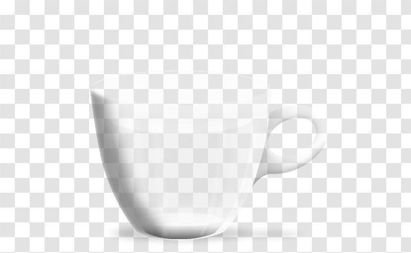 Coffee Cup Espresso Saucer Ceramic Mug - Porcelain Transparent PNG