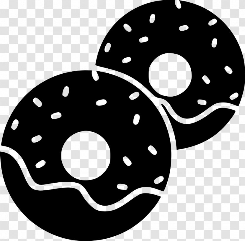 Donuts Illustration Image Bread - Black And White Transparent PNG