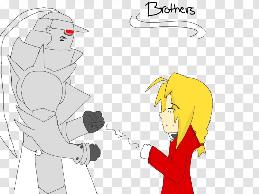 Drawing Line Art Cartoon Clip - Alphonse Elric Transparent PNG