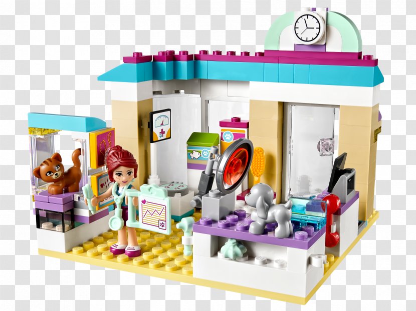LEGO 41085 Friends Vet Clinic Toy Block Veterinarian - Lego Minifigure Transparent PNG