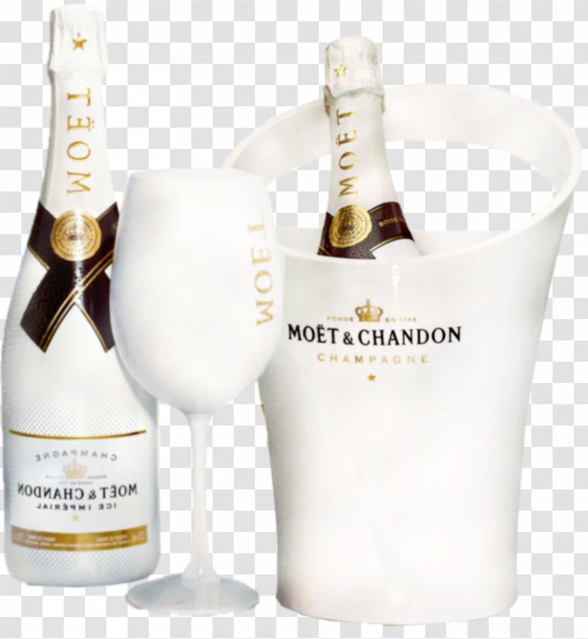 White Wine Champagne Moxebt & Chandon Bottle Transparent PNG